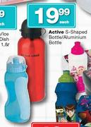Active S-Shaped Bottle/Aluminium Bottle-Each