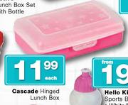 Cascade Hinged Lunch Box-Each
