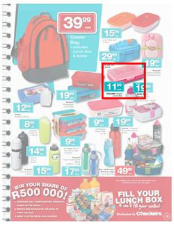 Checkers Nationwide : Big Back to School Savings (31 Dec - 3 Feb 2013), page 19