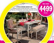 Mainstays 5 Piece Dining Bench Set