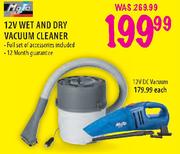 12V Wet and Dry Vacuum Cleaner