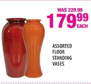Assorted Floor Standing Vases-Each