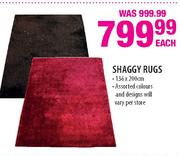 Shaggy Rugs-136X200cm Each