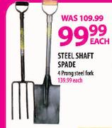 4 Prong Steel Fork-Each