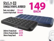 Out & About Twin Vinyl Airbed