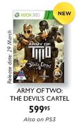XBOX 360 Army Of Two:The Devil's Cartel