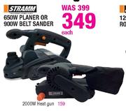 Stramm 650W Planer Or 900W Belt Sander Each