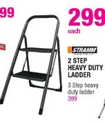 Stramm 2 Step Heavy Duty Ladder Each