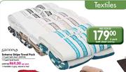 Glodina Extreme Stripe Towel Pack-2 Pack