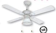 Logik 1 Light Ceiling Fan-105cm