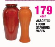 Assorted Floor Standing Vases-Each