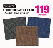 Van Dyck Econorib Carpet Tiles-Per Pack