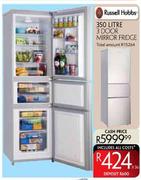 Russell Hobbs 350ltr 3 Door Mirror Fridge