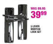  5 Lever Mortice Lock Set
