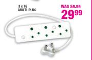 3 x 16 Multi-Plug