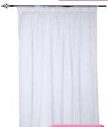HOME Plain Voile Curtain Each