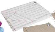 Savannah TableWare Striped Table Cloth 140x225 Each
