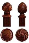 Finishing Touches Mahogany Reeded Or Rosewood Smooth Poles 2m Each