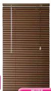 Finishung Touches Wood Grain Aluminium Venetian Blinds 960 x 900mm