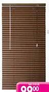 Finishung Touches Wood Grain Aluminium Venetian Blinds 1500 x 1000mmmm