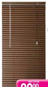 Finishung Touches Wood Grain Aluminium Venetian Blinds 1200 x 1600mm