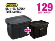 Addis Rough Tote Combo-68Ltr + 45Ltr-Per Combo