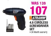 Stramm 4.8 Cordless Screwdriver Set
