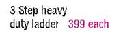 Stramm 3 Step Heavy Duty Ladder