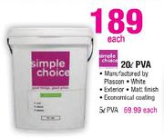 Simple Choice PVA-20Ltr