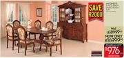 Antoinette 9 Piece Imbuia Dining Room Suite