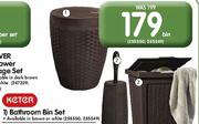 Keter Bathroom Bin Set