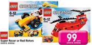 Lego Super Racer Or Red Rotors-Each