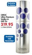  Ciroc Ultra Premium Vodka In Gift Tin-1X750ml