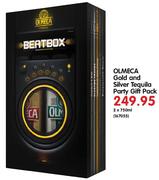  Olmeca Gold And Silver Tequila Party Gift Pack-2X750ml