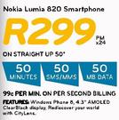 Nokia Lumia 820 Smartphone-On Straight Up 50