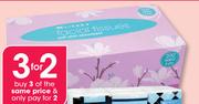 Clicks 200 White 2-Ply Tissues-3 Per Pack
