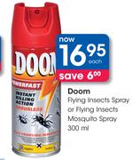 Doom Flying Insects Spray Or Flying Insects Mosquito Spray-300ml Each