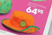 Boys Reversible Sun Hat