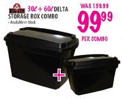 Big Jim Delta Storage Box Combo-30Ltr. + 60Ltr.