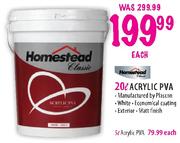 Homestead Acrylic PVA-20Ltr.
