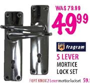Fragram 5 Lever Mortice Lock Set