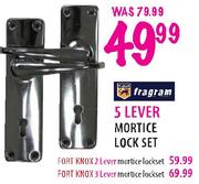 Fragram Fort Knox 3 Lever Mortice Lock Set