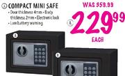 Compact Mini Safe Each