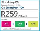 BlackBerry Q5-On SmartPlan 100