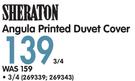 Sheraton Angula Printed Duvet Cover 3/4