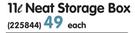 Addis 11L Neat Storage Box-Each