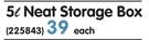 Addis 5L Neat Storage Box-Each