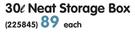 Addis 30L Neat Storage Box-Each