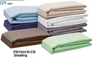 Primaries Sheeting Queen Fitted Or Flat-Each