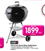 Weber 57cm One Touch Silver Kettle Braai